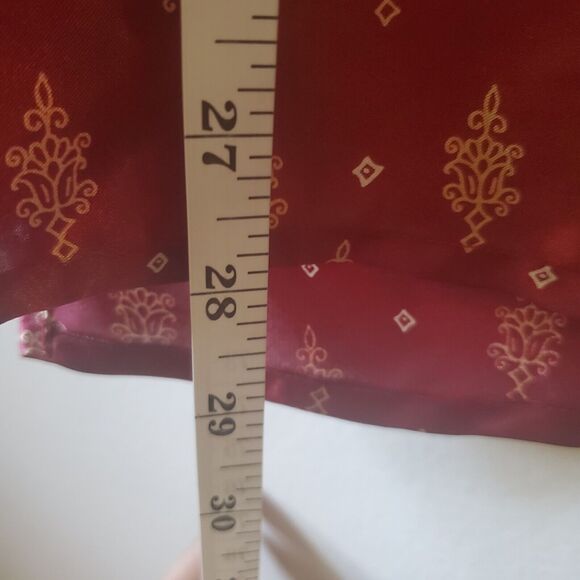 Oscar de la Renta Pink Label Long Sleeve Loungewear Sleep Button Silky Size L - Picture 8 of 13